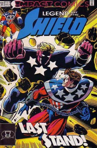 LEGEND OF THE SHIELD -- JUNE 1992 #12 (IMPACT COMICS) GRANT MIEHM NM 1ST PRINT