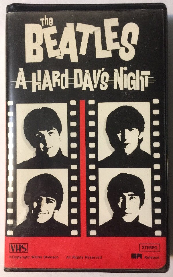 BEATLES A HARD DAY'S NIGHT MOVIE VHS MP1064 CLAMSHELL CASE