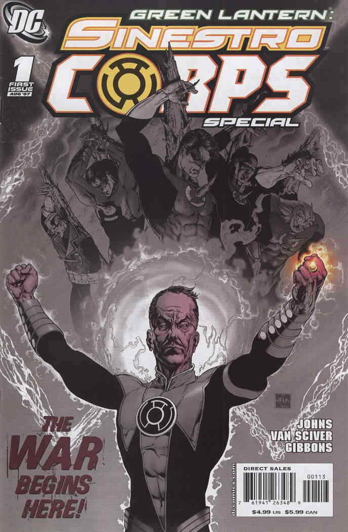 GREEN LANTERN SINESTRO CORP SPECIAL #1 VF- 3rd PRINT DC 2007