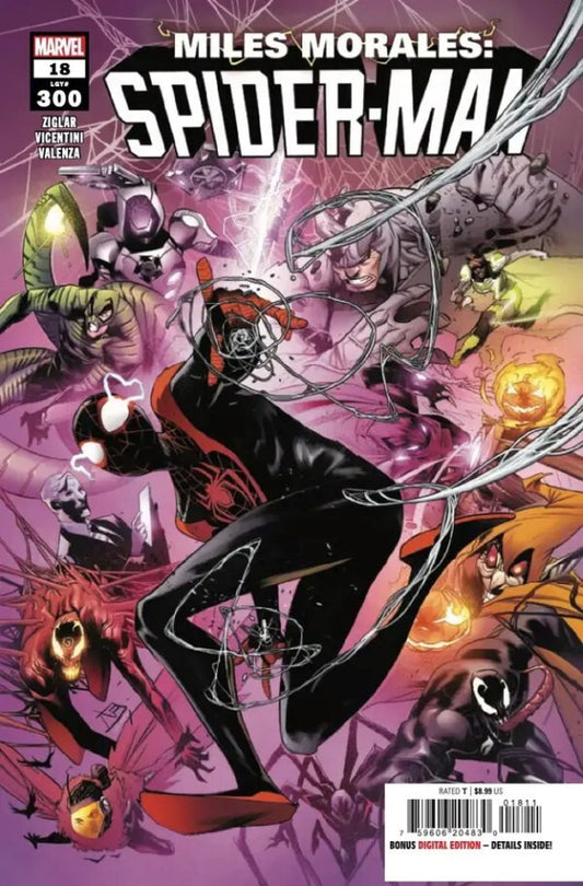 MILES MORALES SPIDER-MAN #18 MAIN COVER NM 1ST PRINT MARVEL COMICS 2024