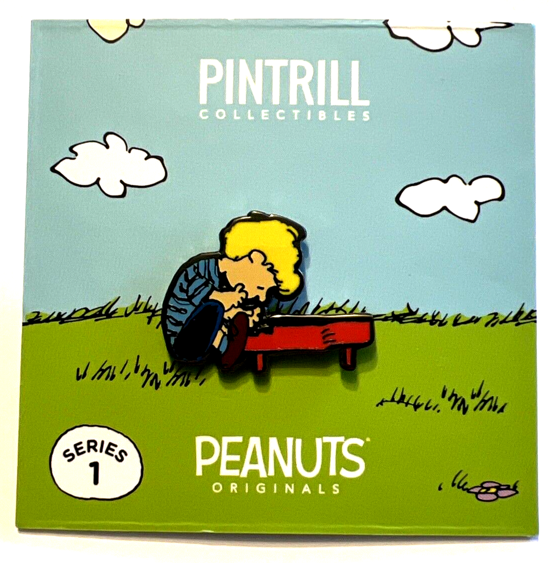PEANUTS PINTRILL COLLECTIBLES CLASSIC SCHROEDER PIN NEW SERIES 1 2020