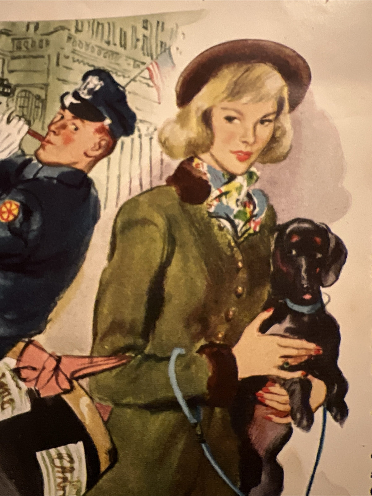 VINTAGE GLAMOUR MAGAZINE OCTOBER 1947 PRETTY GAY AD GOOD LOOKS AND LIVING