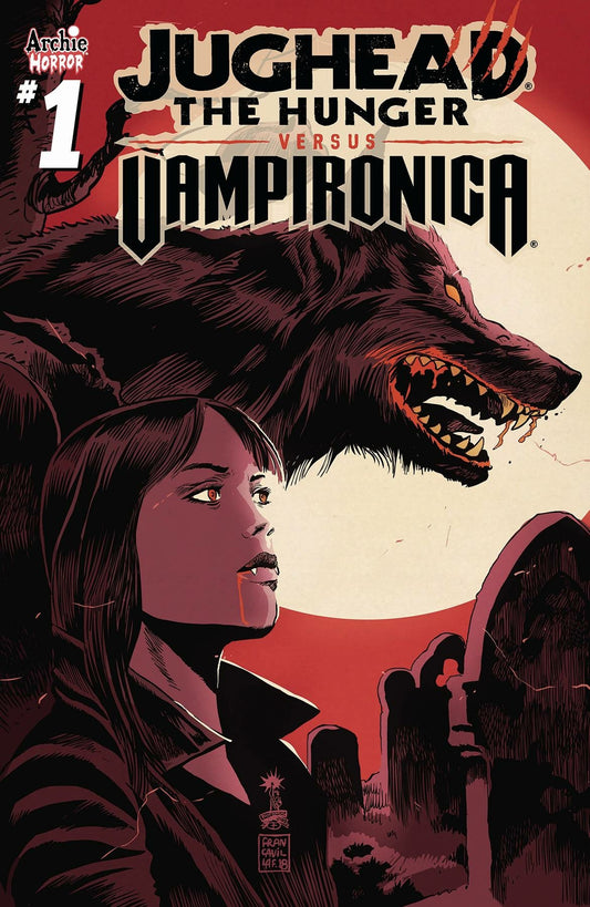 JUGHEAD HUNGER VS VAMPIRONICA #1 COVER A FRANCAVILLA ARCHIE COMICS NM