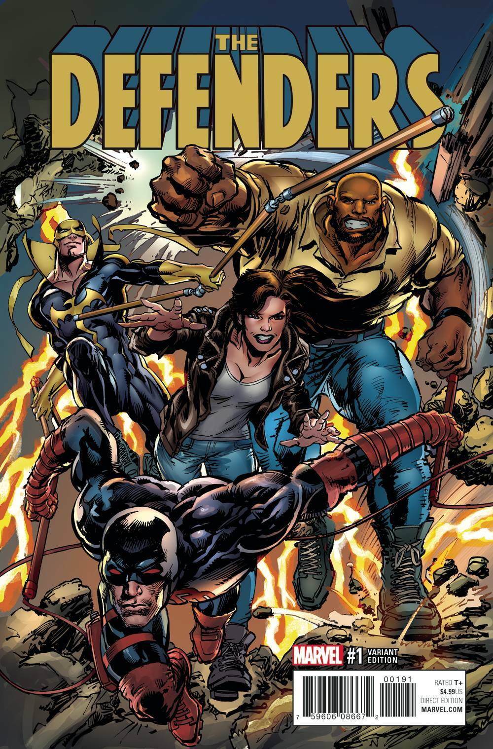 DEFENDERS #1 NEAL ADAMS 1:25 VARIANT COVER MARVEL NM 1ST PRINT 2017