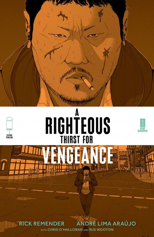 RIGHTEOUS THIRST FOR VENGEANCE #1 NM 2ND PRINT MAIN COVER IMAGE COMICS 2021
