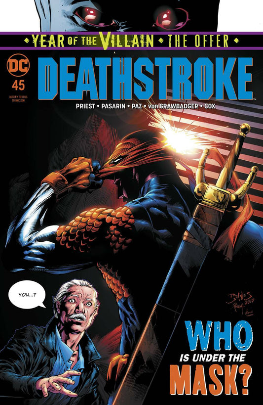 DEATHSTROKE #45 YOTV THE OFFER MAIN COVER DC NM 1ST PRINT 2019