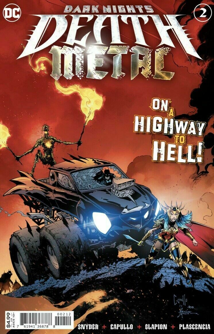 DARK NIGHTS DEATH METAL #2 2ND PRINT DC 2020 NM CAPULLO VARIANT