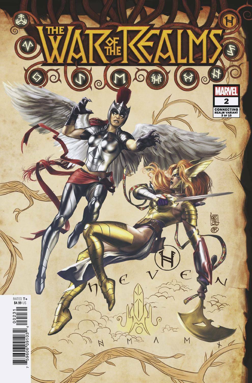 WAR OF REALMS #2 CAMUNCOLI CONNECTING VARIANT MARVEL 2019 NM 1ST PRINT