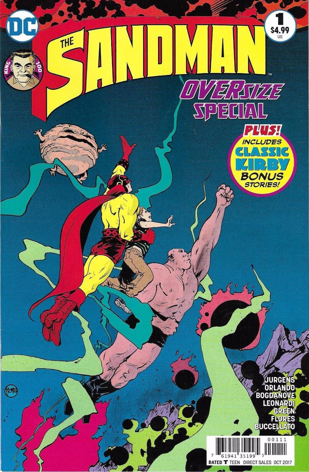 SANDMAN OVERSIZE SPECIAL #1 DC COMICS KIRBY JURGENS ORLANDO 2017 NM