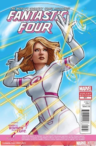 FANTASTIC FOUR #611 SUSAN KOMEN VARIANT HICKMAN NM 1ST PRINT