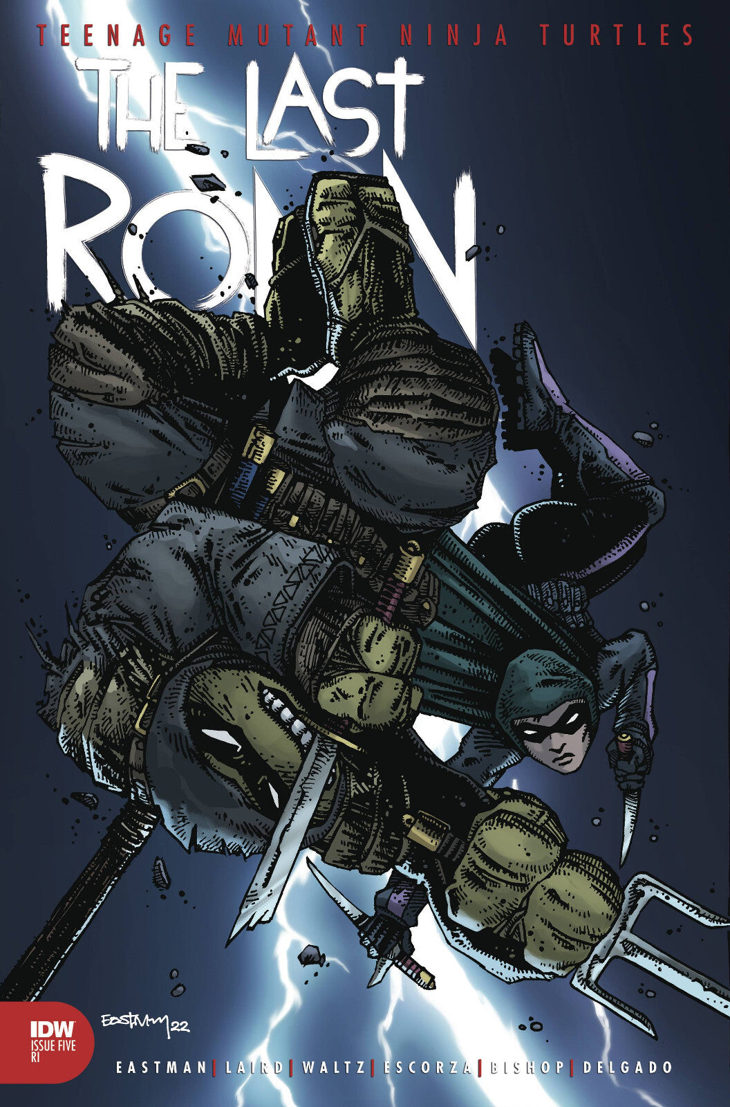 TMNT THE LAST RONIN #5 IDW PUBLISHING 1st PRINT NM 1:10 VARIANT COVER