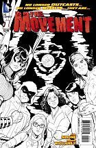 MOVEMENT #1 BLACK & WHITE 1:25 VARIANT COVER GAIL SIMONE NM 1ST PRINT