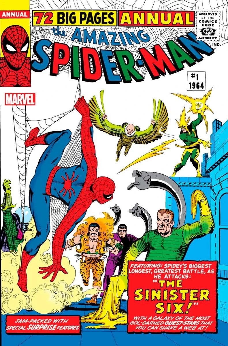 AMAZING SPIDERMAN ANNUAL 1 FACSIMILE EDITION NM STAN LEE STEVE DITKO