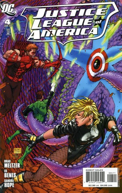 JUSTICE LEAGUE OF AMERICA #4 MICHAEL TURNER COVER NM 1ST PRINT DC 2007