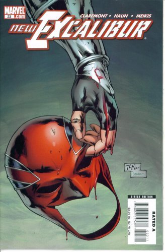 NEW EXCALIBUR #23 : TOO MANY WAYS TO DIE (MARVEL COMICS) CHRIS CLA NM 1ST PRINT