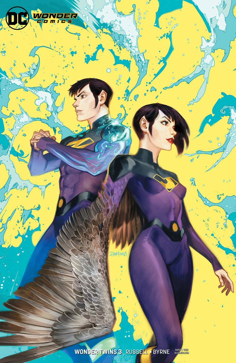 WONDER TWINS #3 VARIANT DC NM 1ST PRINT 2019