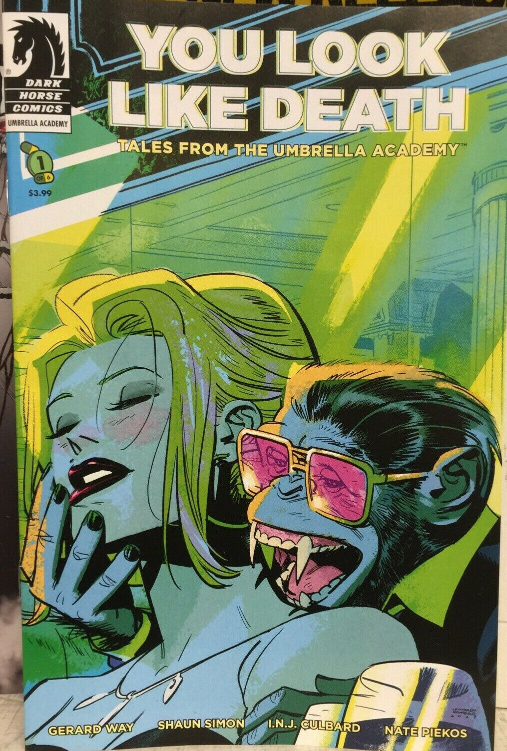 YOU LOOK LIKE DEATH TALES UMBRELLA ACADEMY #1 COVER C NM 1ST PRINT 2020