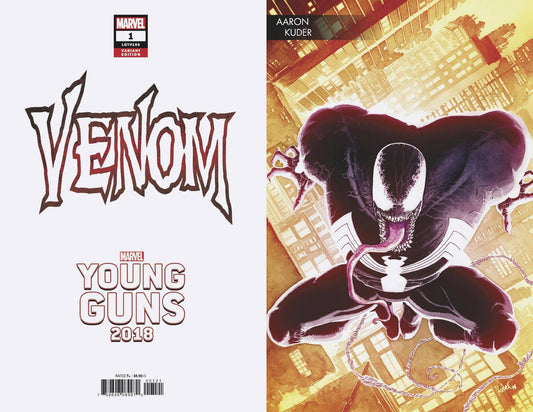 VENOM #1 KUDER YOUNG GUNS VARIANT MARVEL NM FIRST PRINT 2018