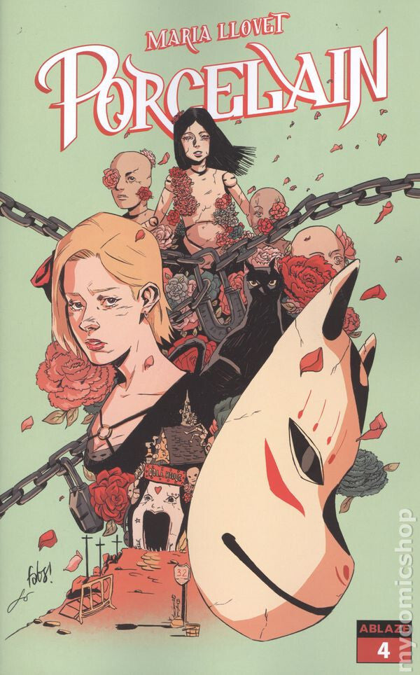 MARIA LLOVET PORCELAIN #4 NM 1ST PRINT COVER B ABLAZE 2021