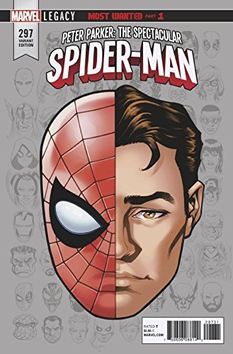 PETER PARKER SPECTACULAR SPIDER-MAN #297 HEADSHOT VARIANT NM 1ST