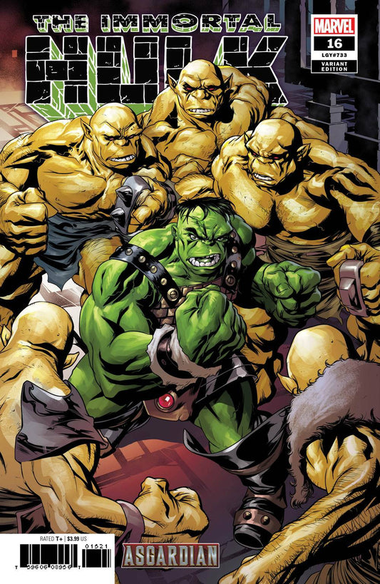 IMMORTAL HULK #16 MCKONE ASGARDIAN VARIANT MARVEL NM 1ST PRINT 2019