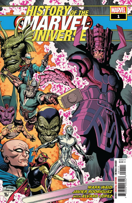 HISTORY OF MARVEL UNIVERSE #1 MAIN COVER MARVEL NM 1ST PRINT 2019