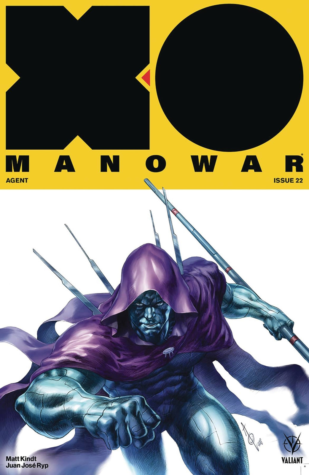 X-O MANOWAR #22 COVER B QUAH VALIANT NM 1ST PRINT 2019