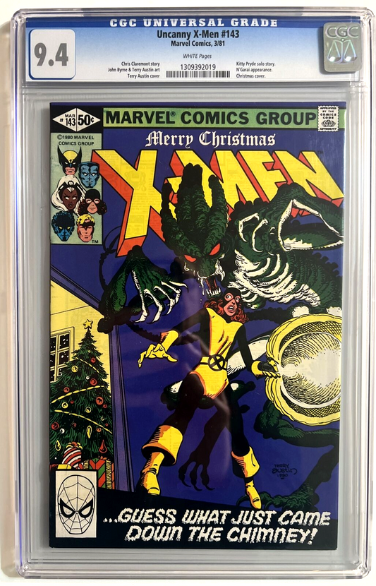 UNCANNY X-MEN #143 CGC 9.4 MARVEL COMICS 1981 KITTY PRYDE SOLO STORY BYRNE