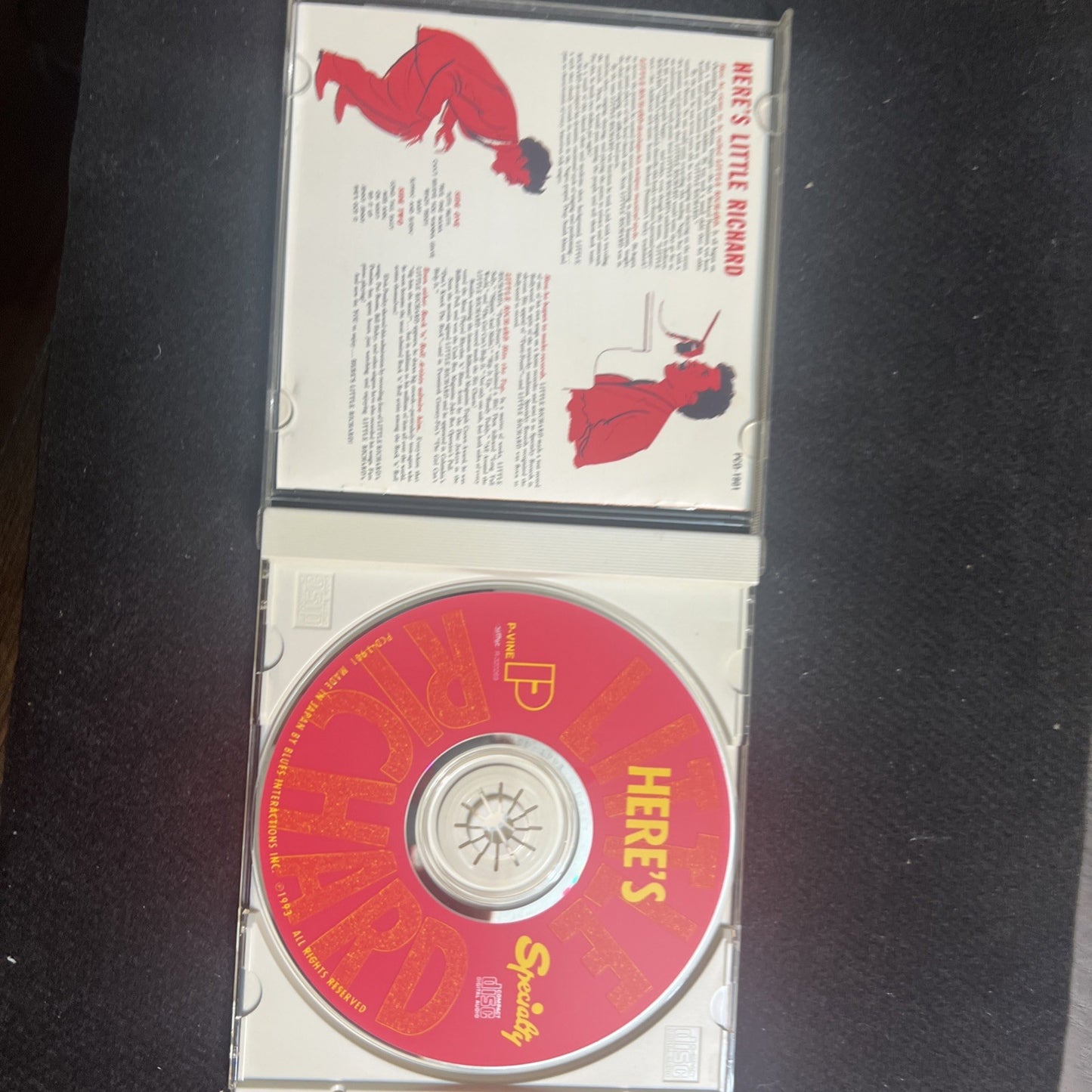 HERE'S LITTLE RICHARD JAPAN IMPORT CD 3 BONUS SONGS PCD-1901 SPECIALTY 1993