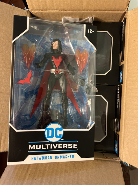 McFarlane DC Multiverse Batman Beyond Batwoman Unmasked 7" Action Figure Toy NEW