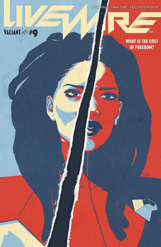 LIVEWIRE #9 COVER B ALLEN VALIANT NM 1ST PRINT 2019