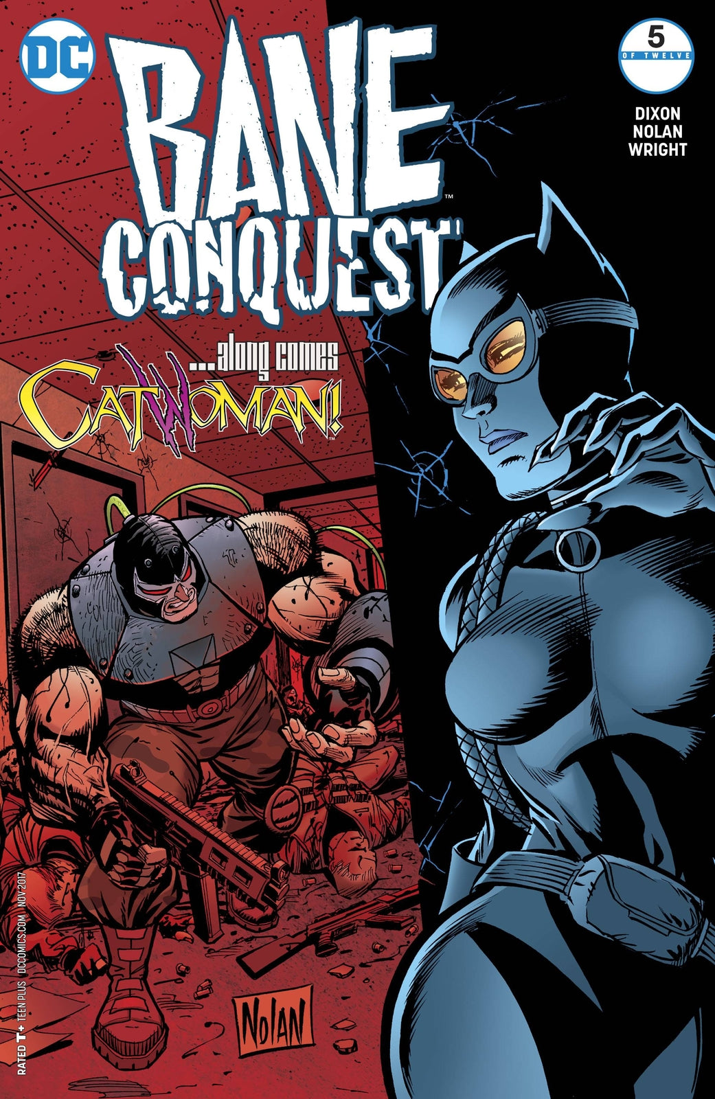 BANE CONQUEST #5 CATWOMAN NM 1ST PRINT DC 2017