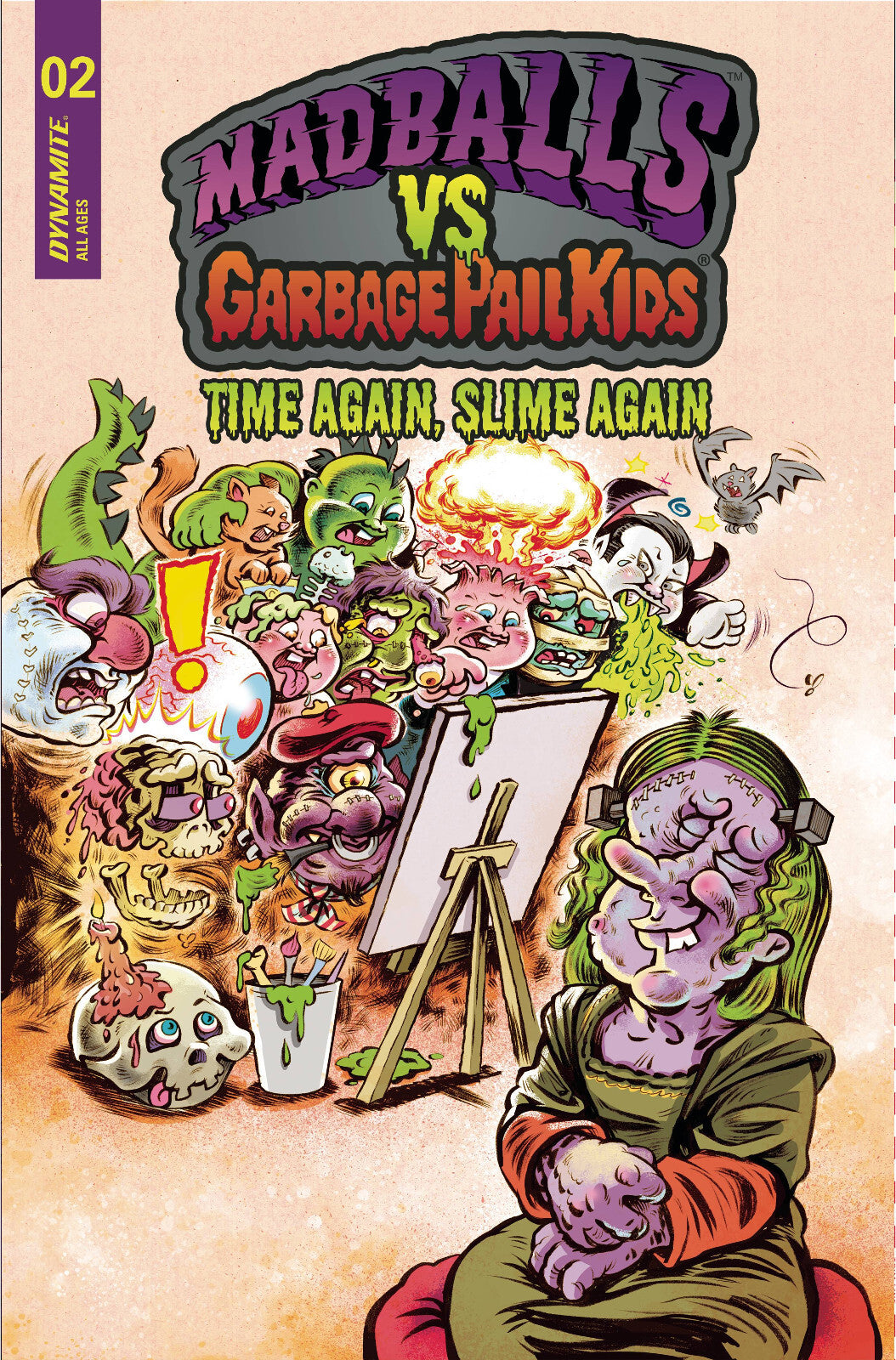 MADBALLS VS GPK TIME AGAIN SLIME AGAIN #2 CROSBY VARIANT NM DYNAMITE COMICS 2022