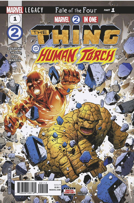 MARVEL TWO-IN-ONE #1 2ND PRINT CHEUNG VARIANT LEGACY MARVEL COMICS NM