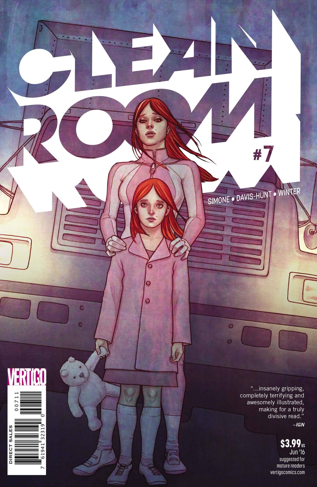 CLEAN ROOM #7 VERTIGO VF/NM 1ST PRINT DC 2016