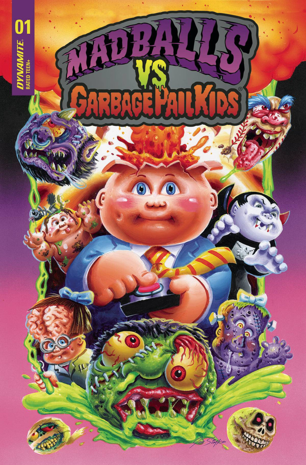 MADBALLS VS GARBAGE PAIL KIDS #1 DYNAMITE MAIN VARIANTS YOU PICK!
