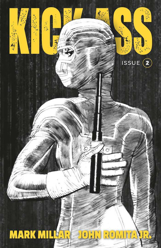 KICK-ASS #2 COVER B B&W ROMITA JR IMAGE NM