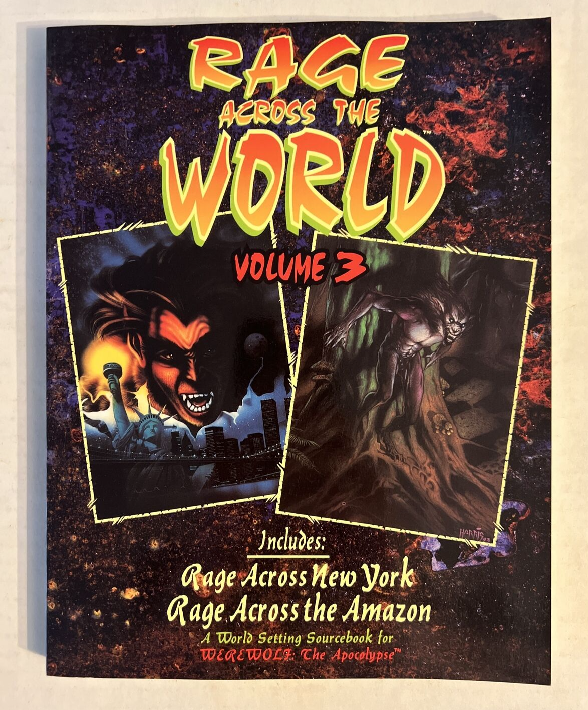 RAGE ACROSS THE WORLD VOL 3 WEREWOLF THE APOCOLYPSE  WHITE WOLF WW3071