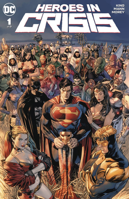 HEROES IN CRISIS #1 OF 7 MAIN COVER TOM KING DC NM