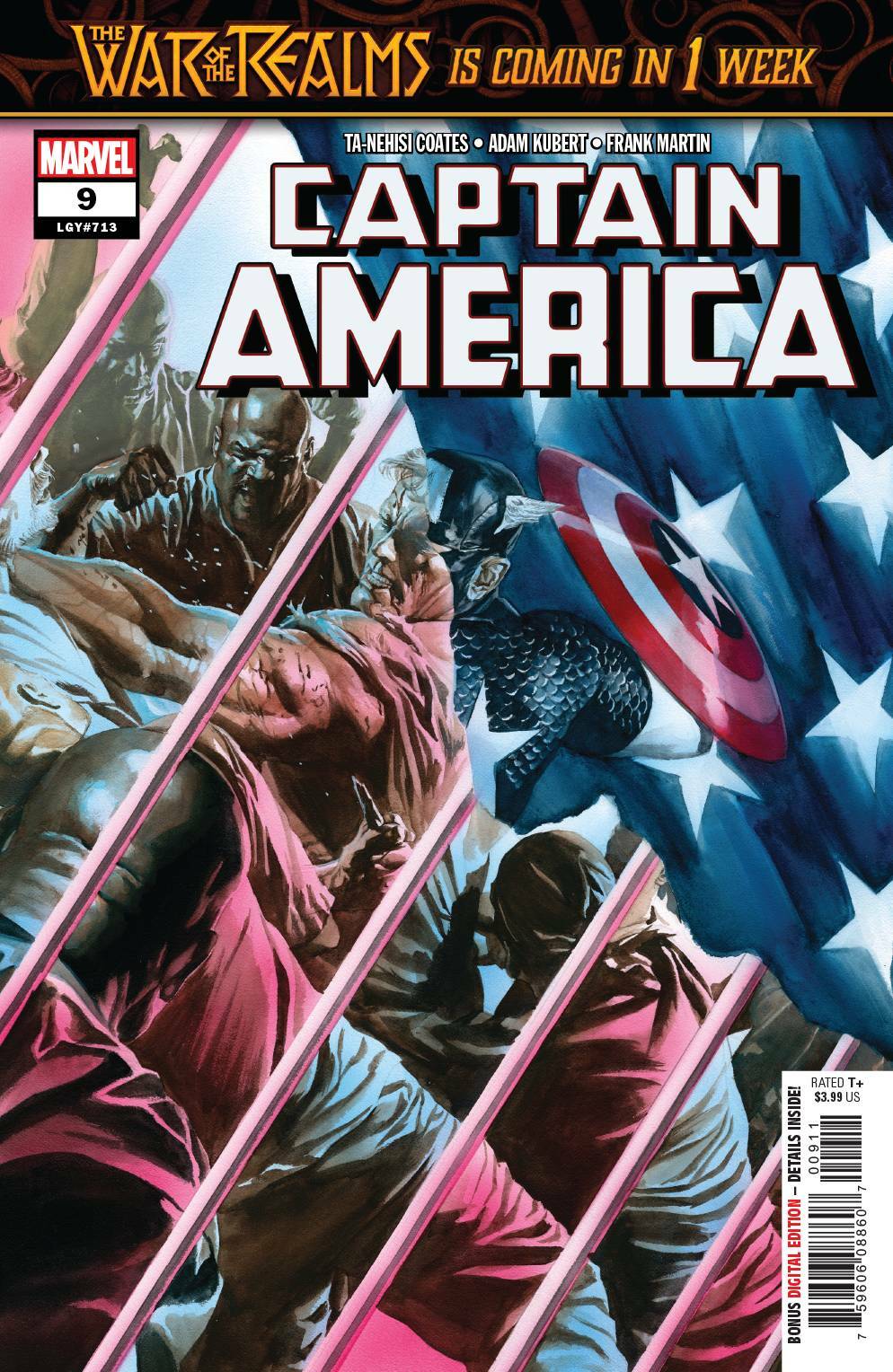 CAPTAIN AMERICA #9 MAIN COVER MARVEL NM 1ST PRINT 2019