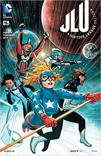 JUSTICE LEAGUE UNITED #16 TRAVEL FOREMAN JEFF PARKER NM 1ST PRINT