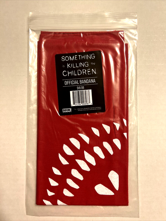 SOMETHING IS KILLING THE CHILDREN SCARLET BANDANA BOOM! STUDIOS