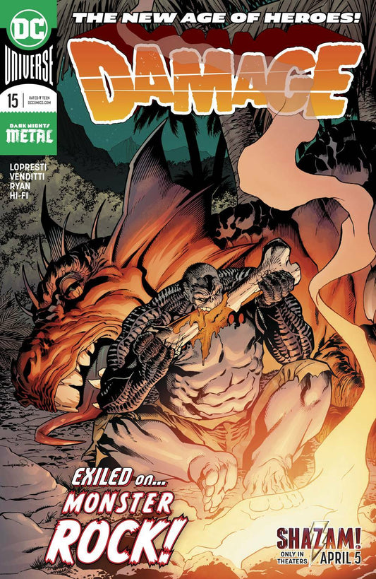 DAMAGE #15 MAIN COVER DC NM 1ST PRINT 2019