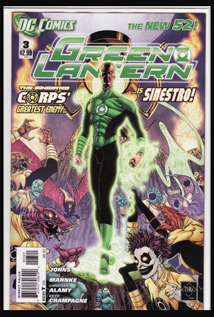 GREEN LANTERN #3 ETHAN VAN SCIVER VARIANT JOHNS NM 1ST PRINT