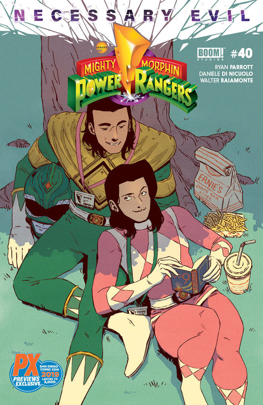 SDCC 2019 MIGHTY MORPHIN POWER RANGERS #40 VARIANT SAN DIEGO EXCLUSIVE PX NM