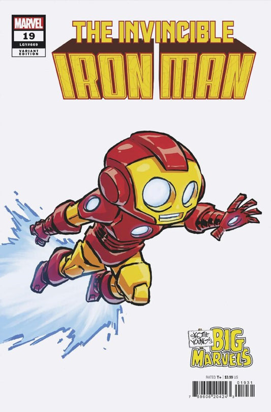 INVINCIBLE IRON MAN #19 NM 1ST PRINT SKOTTIE YOUNG COVER MARVEL COMICS 2024