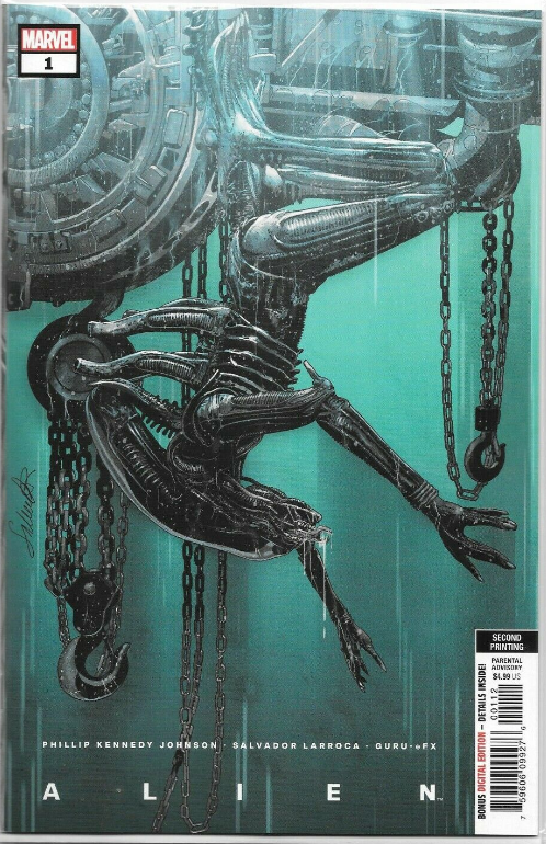 ALIEN #1 2ND PRINT VARIANT COVER MARVEL NM 2021