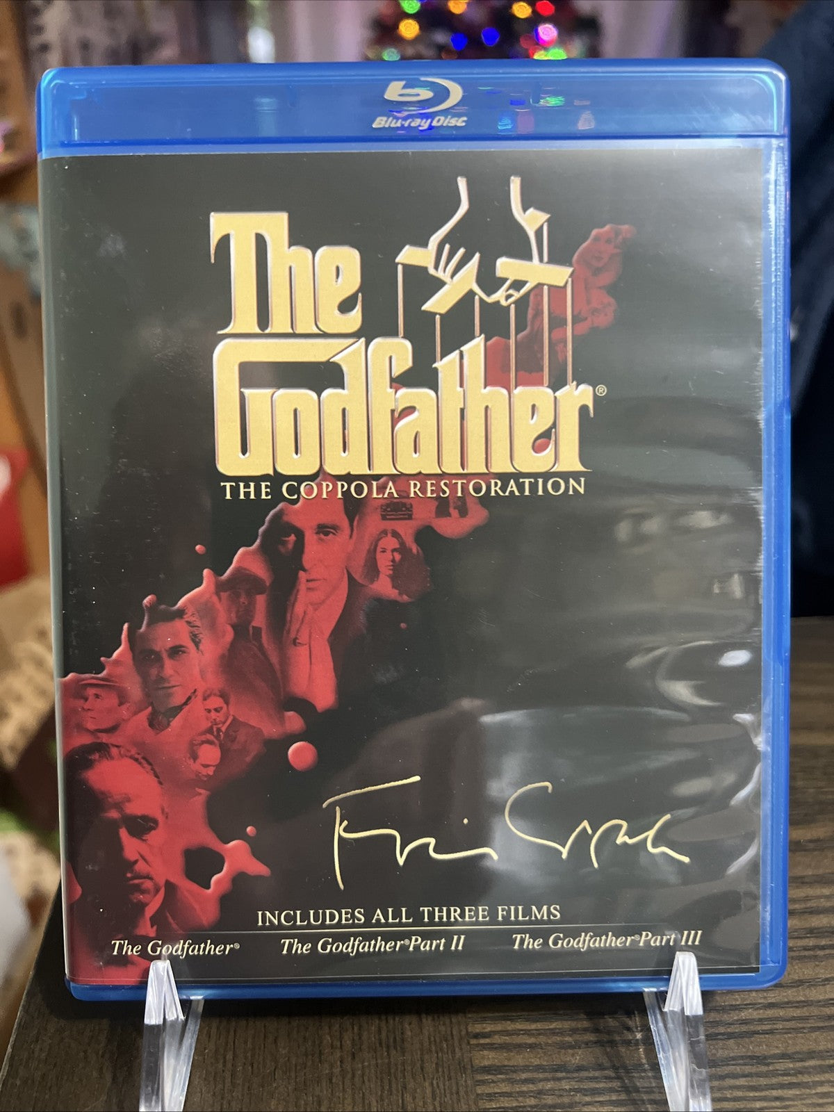 THE GODFATHER THE COPPOLA RESTORATION 4 DISC BLU RAY SET ALL 3 MOVIES