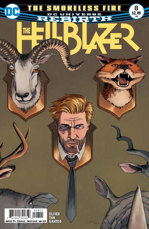 HELLBLAZER #8 REBIRTH MAIN COVER NM 1ST PRINT DC 2017