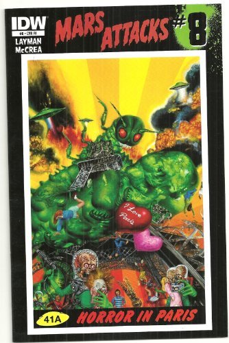 MARS ATTACKS #8 MIRAN KIM VARIANT JOHN LAYMAN NM 1ST PRINT